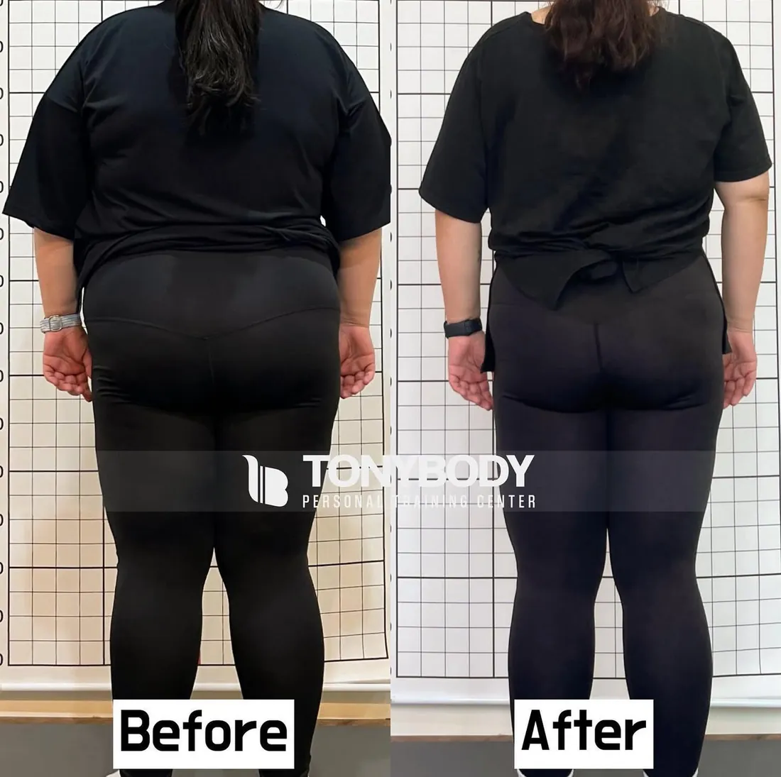 토니바디피트니스 회원 변화 전후 사진 5