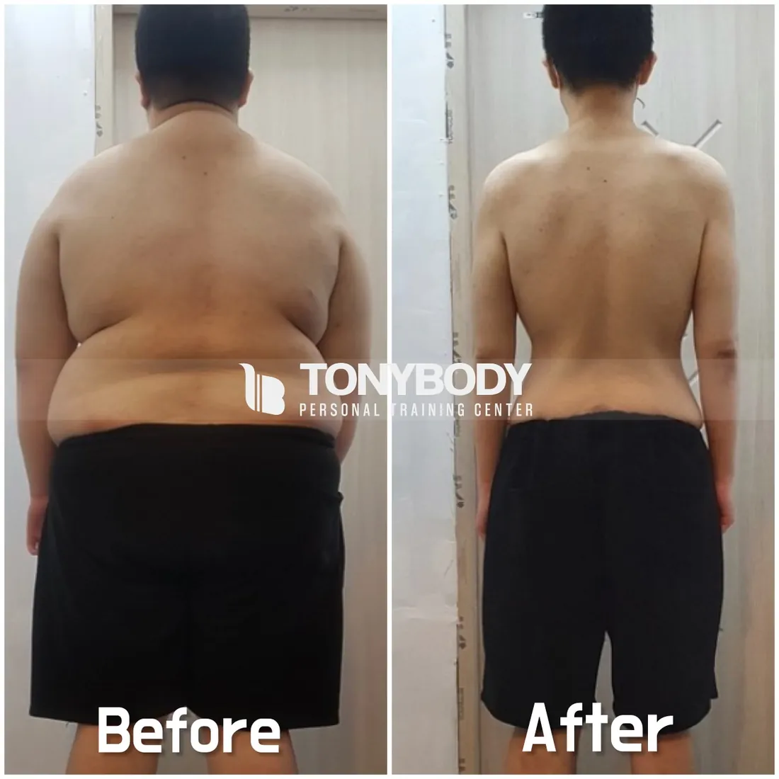 토니바디PT 사가정점 회원 변화 전후 사진 5
