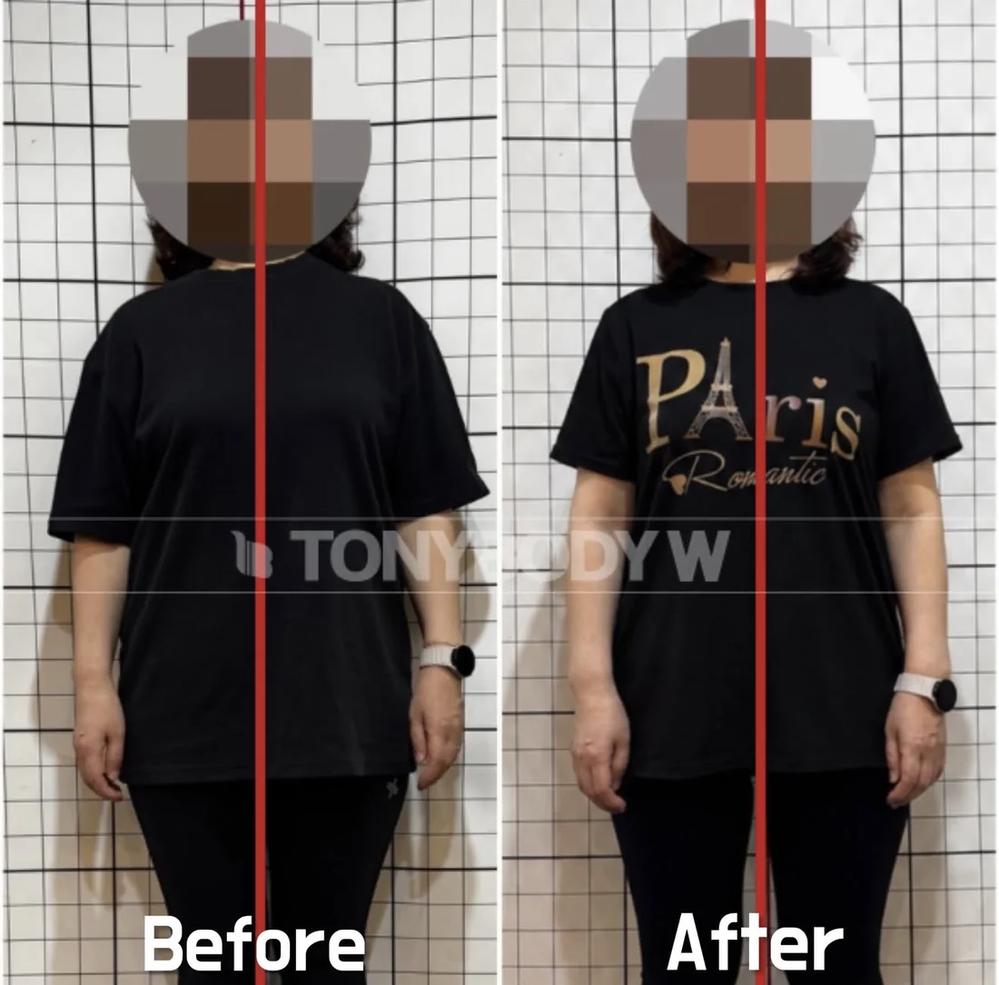 토니바디W우먼 회원 변화 전후 사진 24
